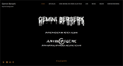 Desktop Screenshot of gemini-berserk.com