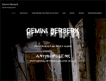 Tablet Screenshot of gemini-berserk.com